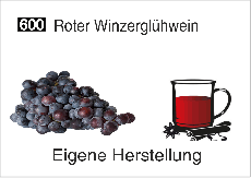 Winzer-Glhwein Rot - halbtrocken