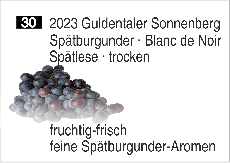 2020 Guldental4r Sonnenber ·g Spätburgunder · Blanc de Noir