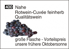 Nahe Rotwein-Cuve feinherb