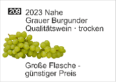 2023 Nahe  Grauer Burgunder  trocken