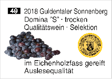 2018 Guldentaler Sonnenberg · Domina S