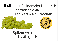 2021 Guldentaler Hipperich · Chardonnay Spätlese