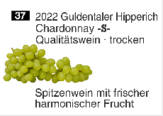 2022 Guldentaler Hipperich  Chardonnay S