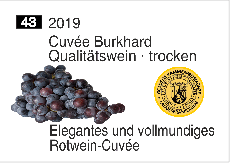 2019 Cuve Burkhard  Rotwein