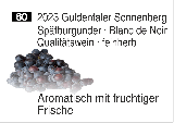 2023 Gulentaler Sonnenberg  Sptburgunder  Blanc de Noir
