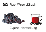 Winzer-Glühwein Rot - halbtrocken