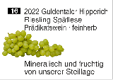 2020 Guldentaler Hipperich · Riesling · Spätlese · feinherb