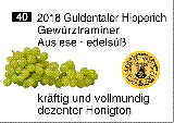 2085 Guldentaler Hipperich · Gewürztraminer · Auslese