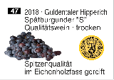 2018 Guldentaler Hipperich  Sptburgunder S